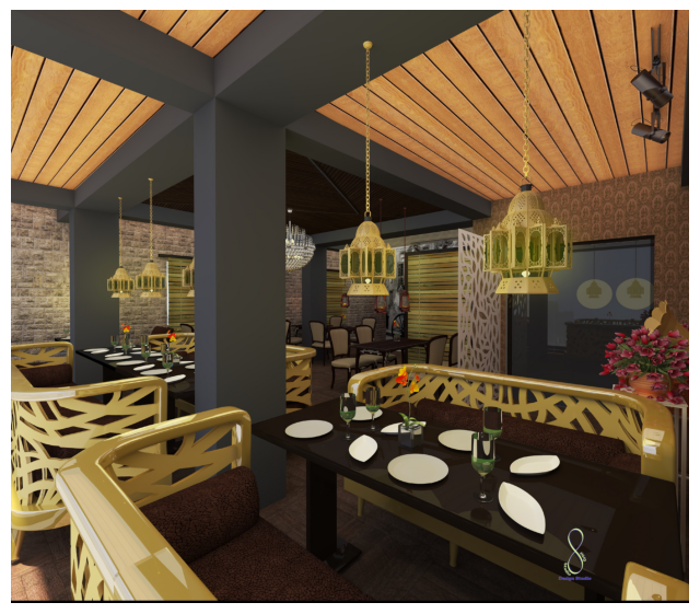 Restaurant Interior Render
